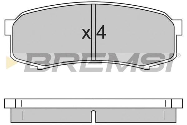 Brake Pad Set, disc brake (BP2597)