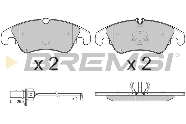 Brake Pad Set, disc brake (BP3347)