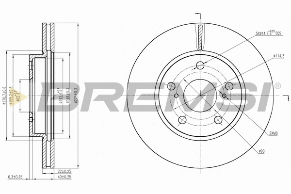 Brake Disc (CD7789V)