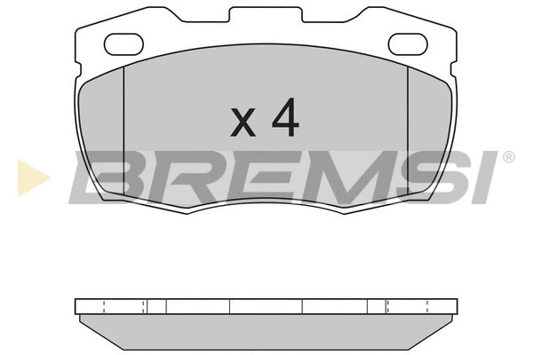 Brake Pad Set, disc brake (BP2717)