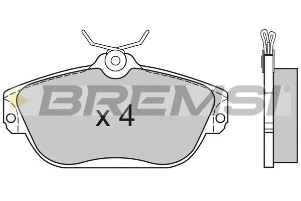 Brake Pad Set, disc brake (BP2582)