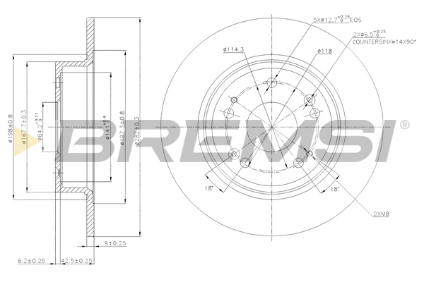 Brake Disc (CD7776S)