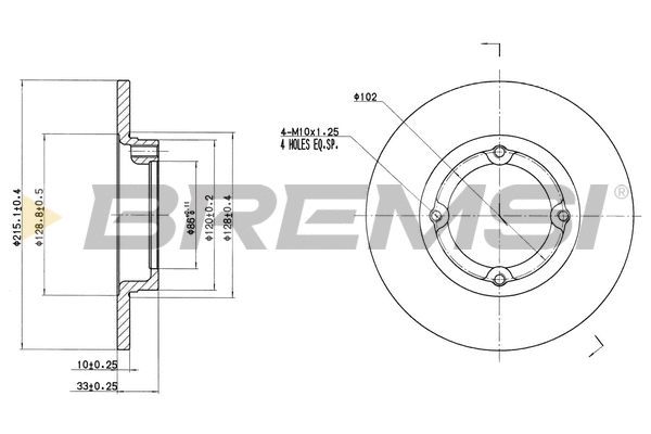 Brake Disc (CD7098S)