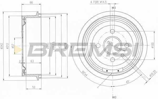Brake Drum (CR5138)