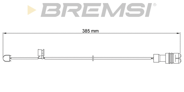 Warning Contact, brake pad wear (WI0556)