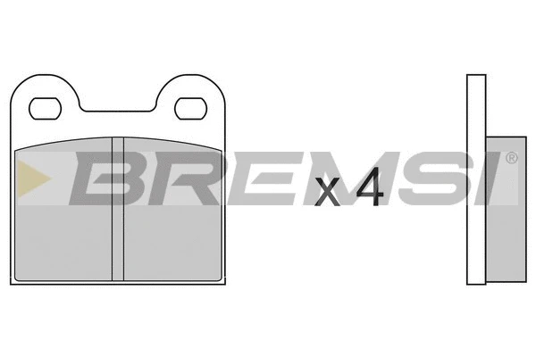 Brake Pad Set, disc brake (BP2010)