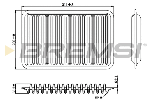 Air Filter (FA1393)