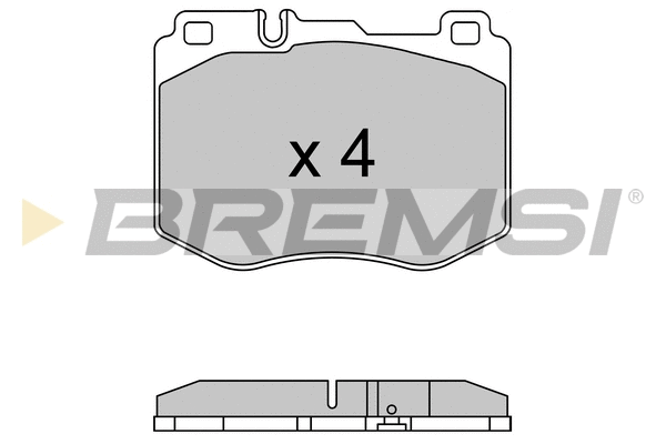 Brake Pad Set, disc brake (BP3634)