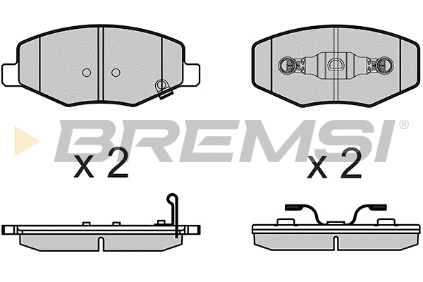 Brake Pad Set, disc brake (BP3658)