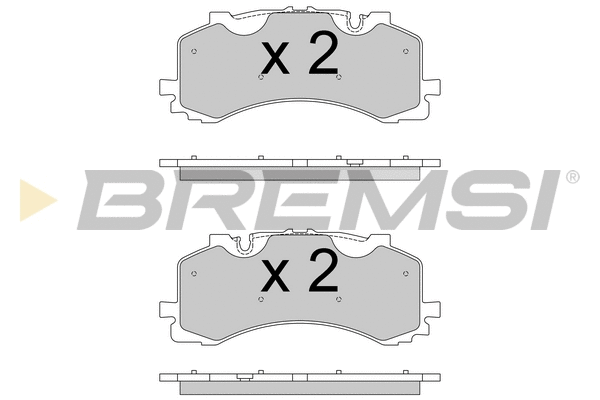 Brake Pad Set, disc brake (BP3776)