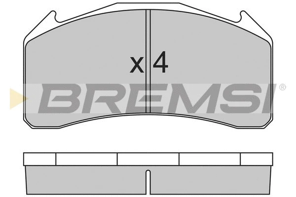 Brake Pad Set, disc brake (BP7319)