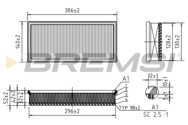 Air Filter (FA1042)