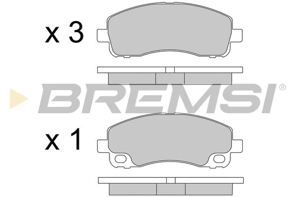 Brake Pad Set, disc brake (BP3582)