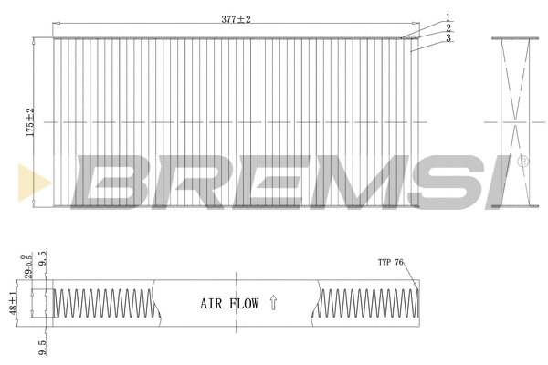 Filter, cabin air (FC0403)
