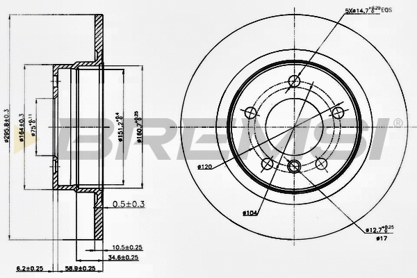 Brake Disc (CD7230S)