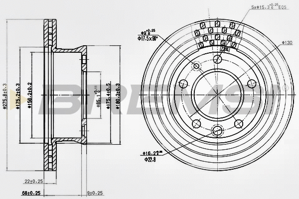 Brake Disc (CD7013V)