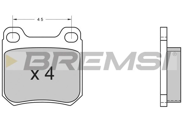 Brake Pad Set, disc brake (BP2368)