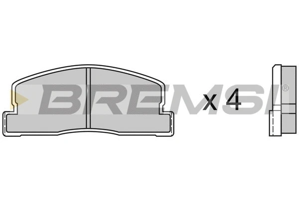 Brake Pad Set, disc brake (BP2247)