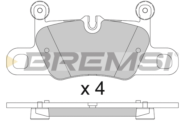 Brake Pad Set, disc brake (BP3832)