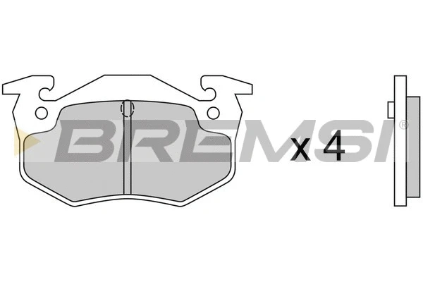 Brake Pad Set, disc brake (BP2217)