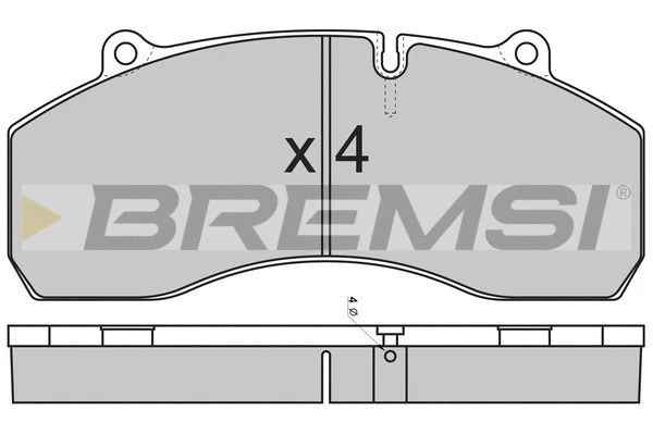 Brake Pad Set, disc brake (BP7309)