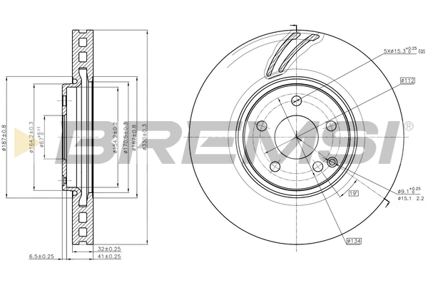 Brake Disc (CD7908V)