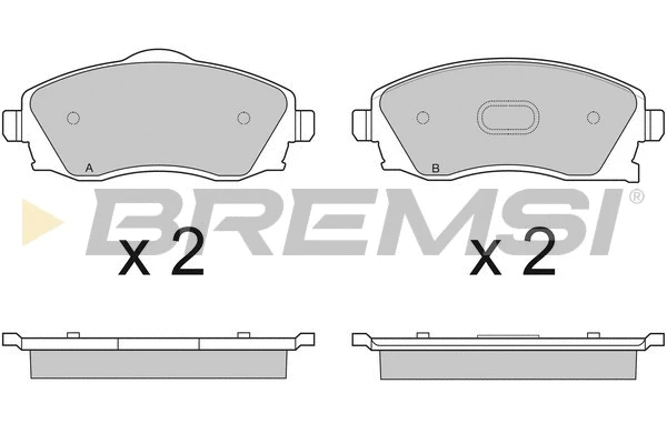 Brake Pad Set, disc brake (BP2915)
