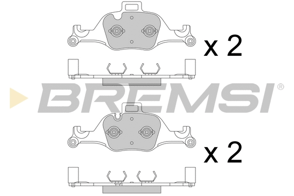 Brake Pad Set, disc brake (BP3777)
