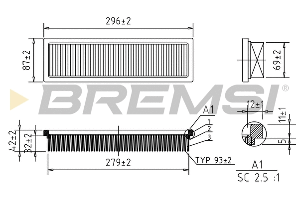 Air Filter (FA1658)