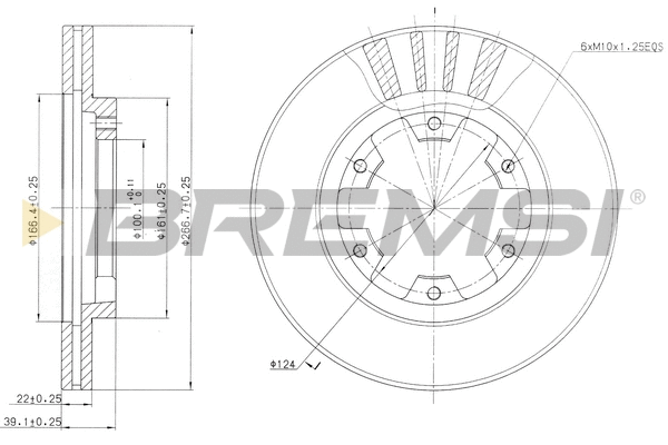 Brake Disc (CD6660V)