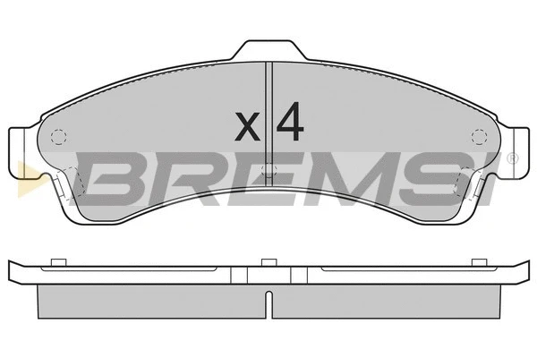 Brake Pad Set, disc brake (BP3308)