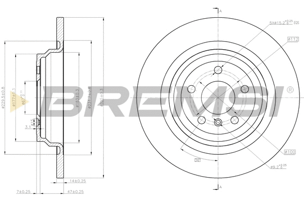 Brake Disc (CD8204S)