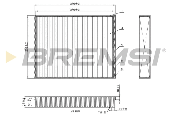 Filter, cabin air (FC0459)