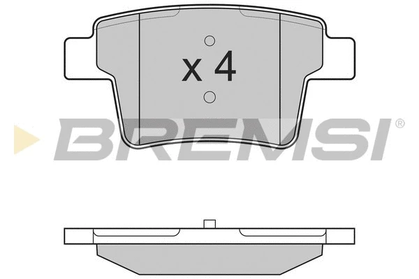 Brake Pad Set, disc brake (BP3266)