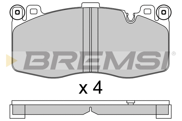 Brake Pad Set, disc brake (BP3801)