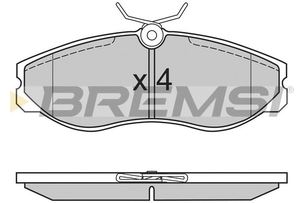 Brake Pad Set, disc brake (BP2624)