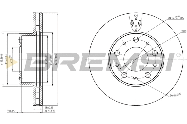Brake Disc (CD7800V)