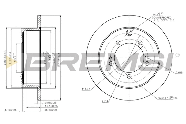 Brake Disc (CD7410S)