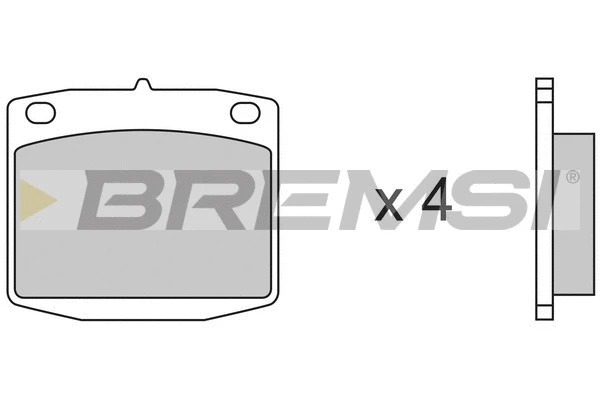 Brake Pad Set, disc brake (BP2173)