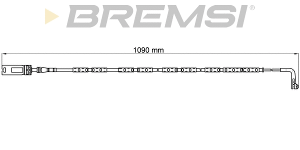 Warning Contact, brake pad wear (WI0613)