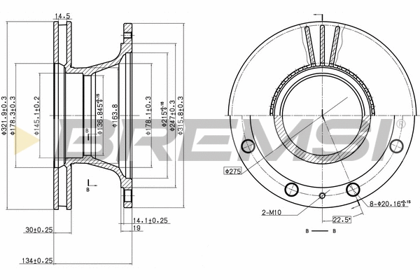 Brake Disc (CD5106V)