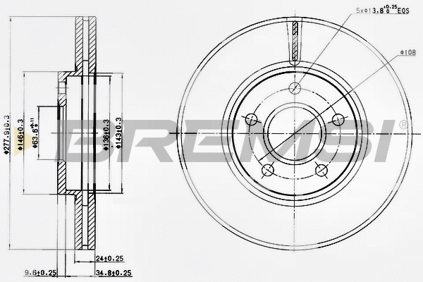 Brake Disc (CD7172V)