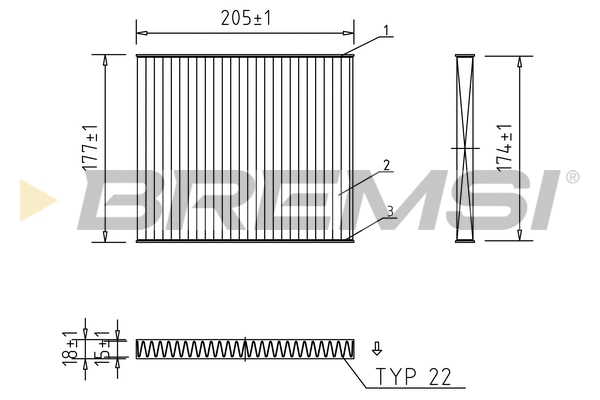 Filter, cabin air (FC0162C)