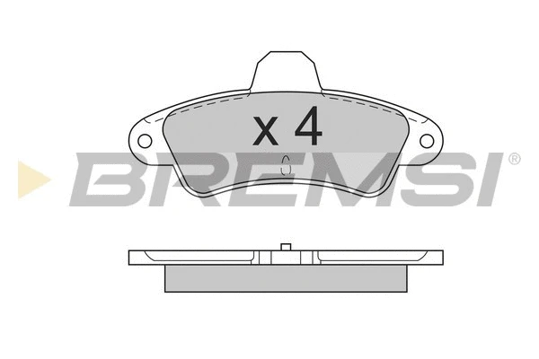 Brake Pad Set, disc brake (BP2562)