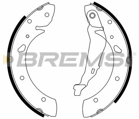 Brake Shoe Set (GF0711)