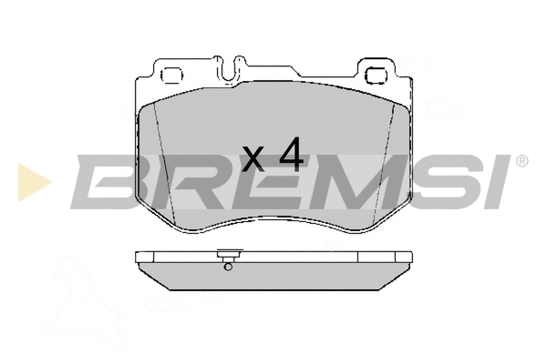 Brake Pad Set, disc brake (BP3636)