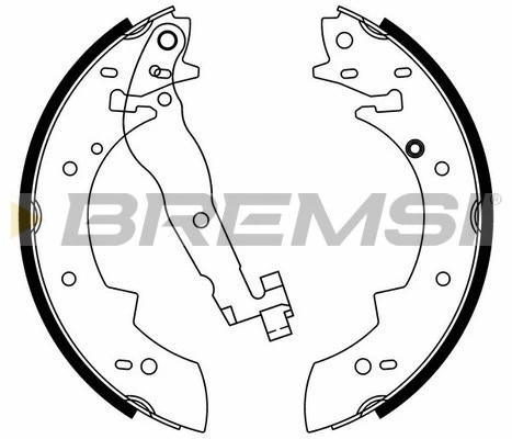 Brake Shoe Set (GF0419)