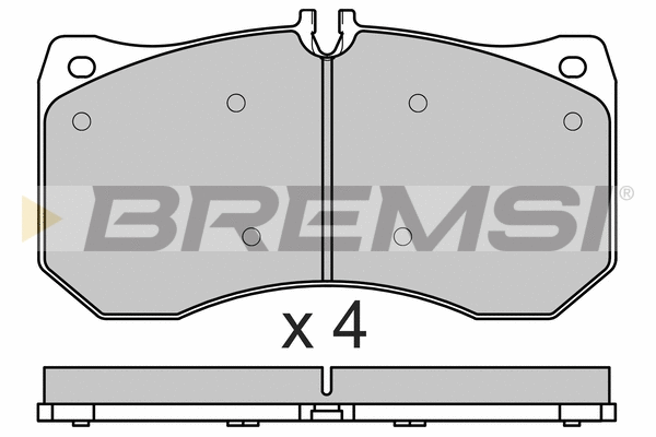 Brake Pad Set, disc brake (BP3677)