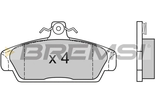 Brake Pad Set, disc brake (BP2529)
