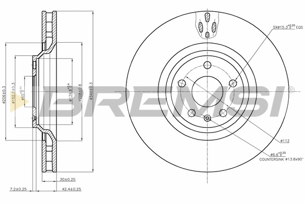 Brake Disc (CD7847V)